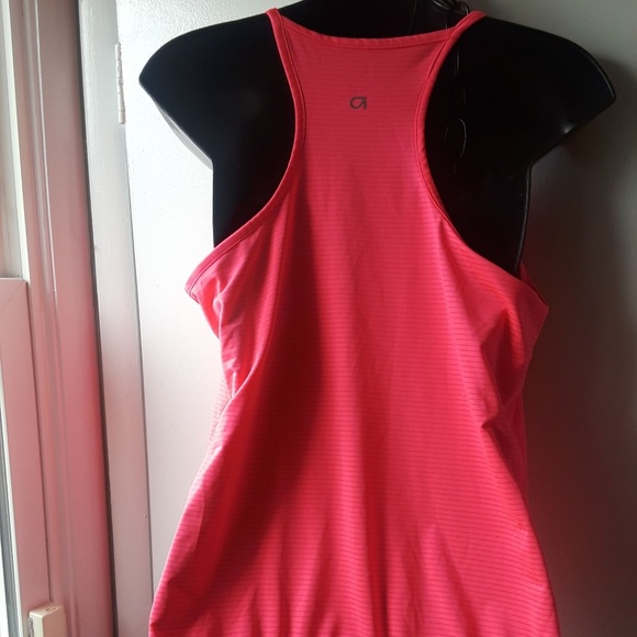 2 Gap Fit Neon Racer Back Tanks - Picture 4 of 6